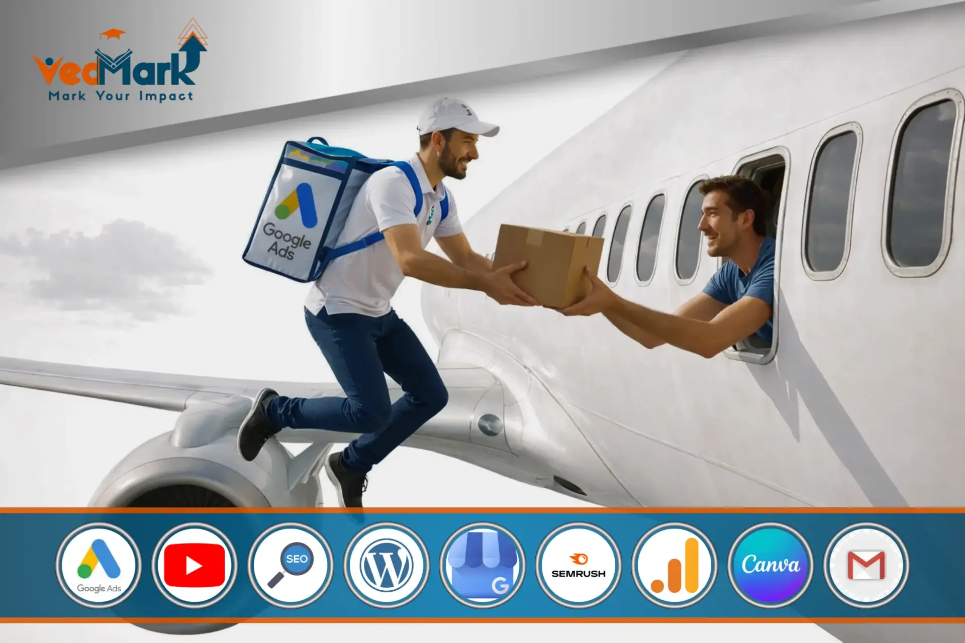 Google Ads mastery course with certificate - learn Search Display and YouTube Ads with live training at VedMark Academy India