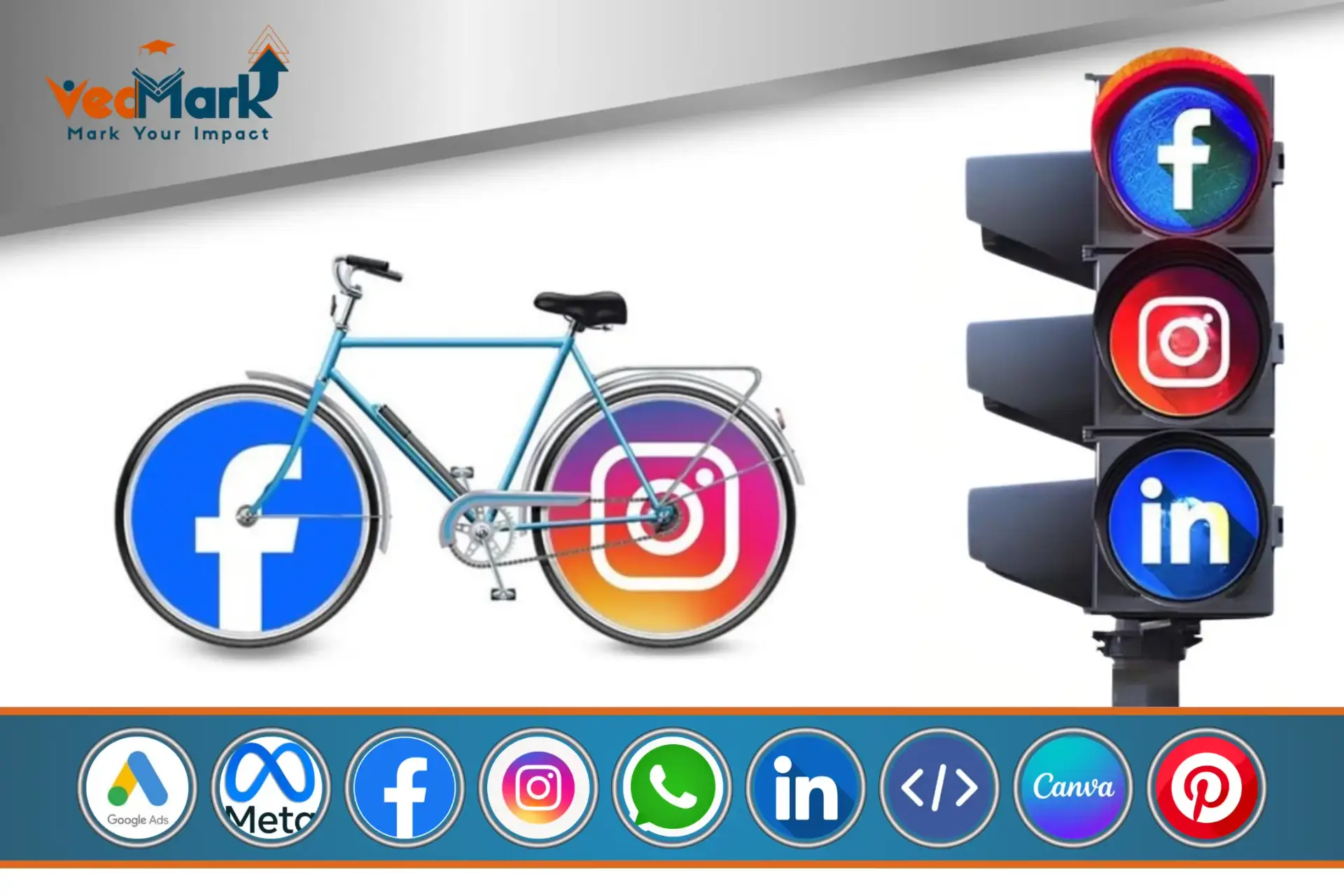 Meta Ads mastery course - learn Facebook and Instagram advertising at VedMark Academy with live campaign training and free certificate