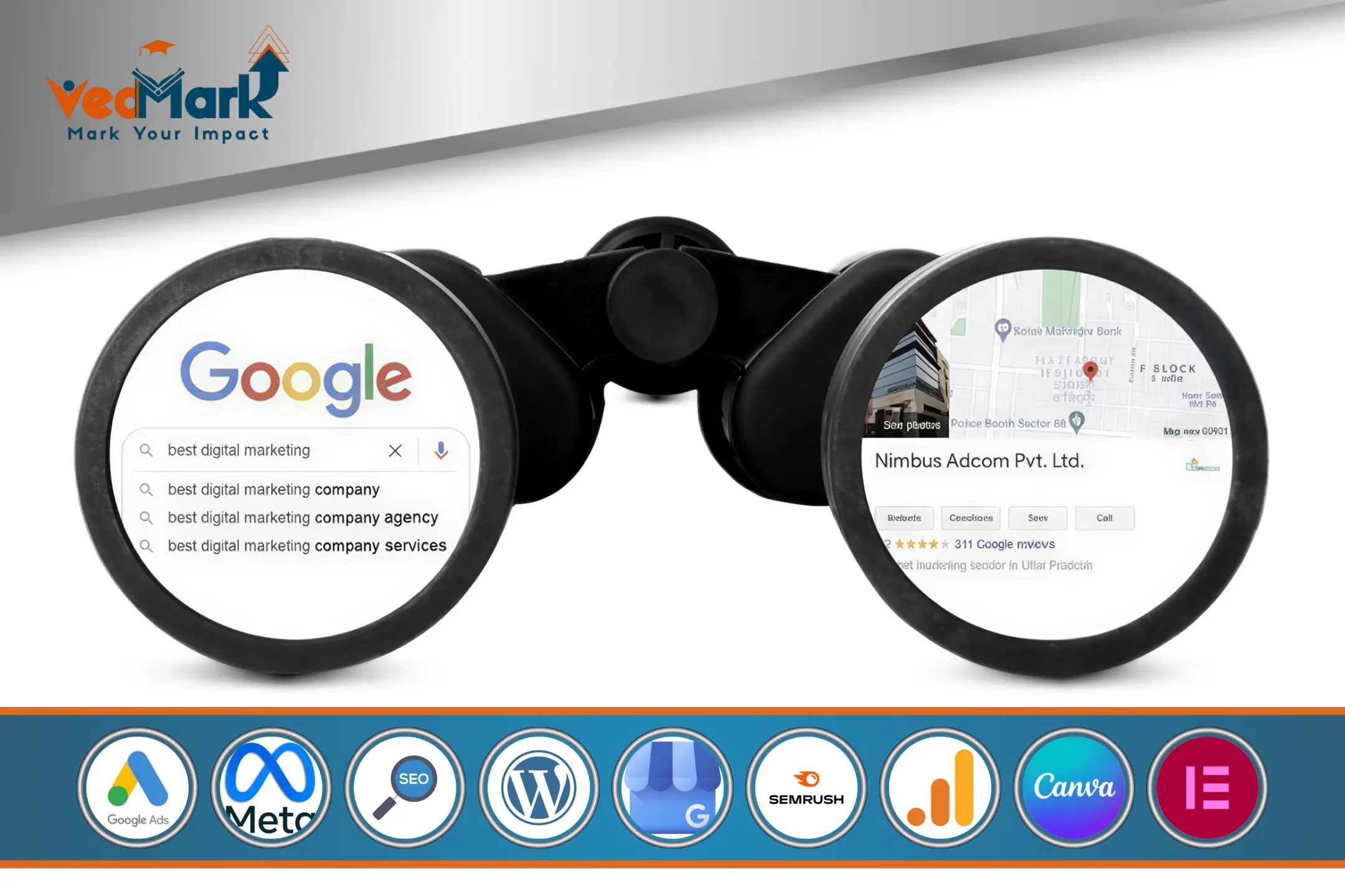 Best SEO course online with certificate - VedMark Academy SEO and blog writing mastery course keyword research and Google ranking training